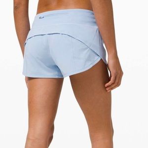 Baby blue lululemon Speed Up 2.5 worn 1 time size 10